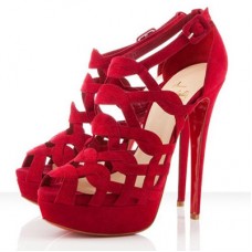 Christian Louboutin Larissa Plato 140mm Sandalen Rot Christian Louboutin Larissa Plato 140mm Sandalen Rot