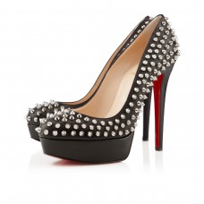 Christian Louboutin Bianca Spikes 140mm Plateauschuhe Schwarz Christian Louboutin Bianca Spikes 140mm Plateauschuhe Schwarz