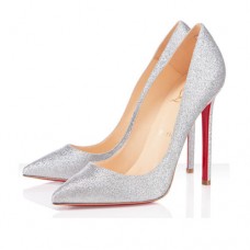 Christian Louboutin Pigalle 120mm Pumps Silber Christian Louboutin Pigalle 120mm Pumps Silber
