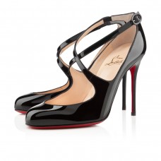 Christian Louboutin Viva Dita 100mm Mary Jane Pumps Schwarz Christian Louboutin Viva Dita 100mm Mary Jane Pumps Schwarz