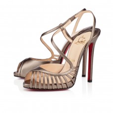 Christian Louboutin Scoubridou 120mm Sandalen Bronze Christian Louboutin Scoubridou 120mm Sandalen Bronze