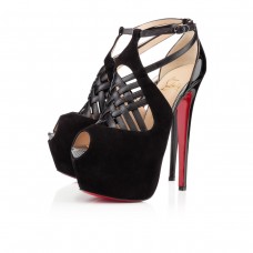 Christian Louboutin Carlota 160mm Plateauschuhe Schwarz Christian Louboutin Carlota 160mm Plateauschuhe Schwarz