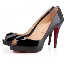 Christian Louboutin Mater Claude 80mm Peep-Toe-Pumps Schwarz Christian Louboutin Mater Claude 80mm Peep-Toe-Pumps Schwarz