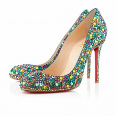 Christian Louboutin Fifi Strass 100 mm Special Occasion Multicolor Christian Louboutin Fifi Strass 100 mm Special Occasion Multicolor
