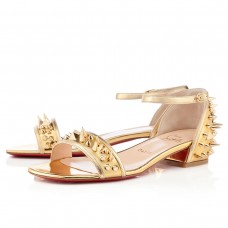 Christian Louboutin Druide Sandalen, Gold Christian Louboutin Druide Sandalen, Gold