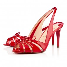 Christian Louboutin Corsetica 80mm Sandalen Rot Christian Louboutin Corsetica 80mm Sandalen Rot