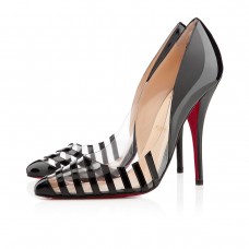 Christian Louboutin Pivichic PVC-Pumps, 100 mm, Schwarz Christian Louboutin Pivichic PVC-Pumps, 100 mm, Schwarz