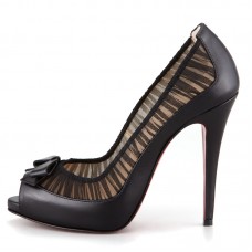 Christian Louboutin Angelique 120mm Peep-Toe-Pumps Schwarz Christian Louboutin Angelique 120mm Peep-Toe-Pumps Schwarz
