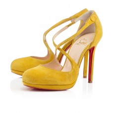 Christian Louboutin Vagalami 120mm Pumps Gelb Christian Louboutin Vagalami 120mm Pumps Gelb