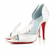 Christian Louboutin Livre 100mm Special Occasion Off White Christian Louboutin Livre 100mm Special Occasion Off White