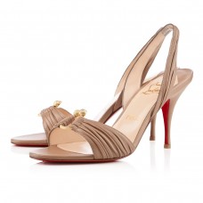 Christian Louboutin Vanestic 80mm Sandalen Taupe Christian Louboutin Vanestic 80mm Sandalen Taupe