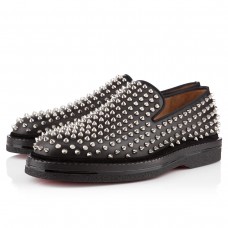 Christian Louboutin Fred Au 14 Loafer Schwarz/Silber Christian Louboutin Fred Au 14 Loafer Schwarz/Silber