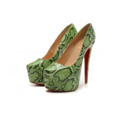 Christian Louboutin Daffodile Plateauschuhe, 160 mm, Grün Christian Louboutin Daffodile Plateauschuhe, 160 mm, Grün