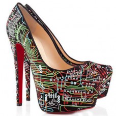 Christian Louboutin Daffodile Plateauschuhe, 160 mm, mehrfarbig Christian Louboutin Daffodile Plateauschuhe, 160 mm, mehrfarbig