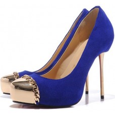 Christian Louboutin Metalipp 120mm Pumps Blau Christian Louboutin Metalipp 120mm Pumps Blau