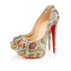 Christian Louboutin Lady 140mm Peep Toe Pumps, mehrfarbig Christian Louboutin Lady 140mm Peep Toe Pumps, mehrfarbig