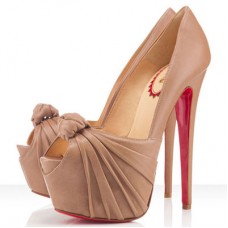 Christian Louboutin Lady Gres 160mm Peep-Toe-Pumps Beige Christian Louboutin Lady Gres 160mm Peep-Toe-Pumps Beige