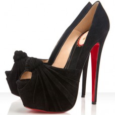 Christian Louboutin Lady Gres 160mm Peep-Toe-Pumps Schwarz Christian Louboutin Lady Gres 160mm Peep-Toe-Pumps Schwarz