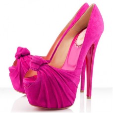 Christian Louboutin Lady Gres 160 mm Peep-Toe-Pumps Framboise Christian Louboutin Lady Gres 160 mm Peep-Toe-Pumps Framboise