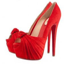 Christian Louboutin Lady Gres 160mm Peep-Toe-Pumps Rot Christian Louboutin Lady Gres 160mm Peep-Toe-Pumps Rot
