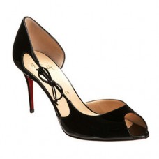 Christian Louboutin Delico 100mm Peep-Toe-Pumps Schwarz Christian Louboutin Delico 100mm Peep-Toe-Pumps Schwarz