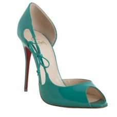 Christian Louboutin Delico 100mm Peep-Toe-Pumps Jade Christian Louboutin Delico 100mm Peep-Toe-Pumps Jade