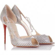 Christian Louboutin Delico 100mm Peep-Toe-Pumps, mehrfarbig Christian Louboutin Delico 100mm Peep-Toe-Pumps, mehrfarbig