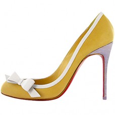 Christian Louboutin Beauty 100mm Pumps Gelb