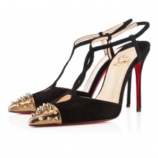 Christian Louboutin Geotistrap 100mm Pumps Schwarz/Bronze Christian Louboutin Geotistrap 100mm Pumps Schwarz/Bronze