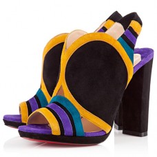 Christian Louboutin Fourmi 120mm Peep Toe Pumps Peacock Christian Louboutin Fourmi 120mm Peep Toe Pumps Peacock