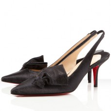 Christian Louboutin Lady Cukor 70mm Slingbacks Schwarz Christian Louboutin Lady Cukor 70mm Slingbacks Schwarz