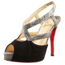 Christian Louboutin Angela 120mm Slingbacks Schwarz