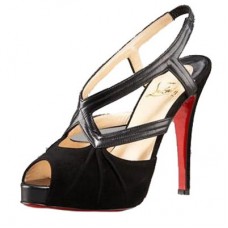 Christian Louboutin Angela 120mm Slingbacks Schwarz