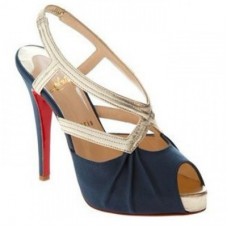 Christian Louboutin Angela 120mm Slingbacks Blau