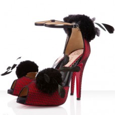 Christian Louboutin Pluminette 120mm Sandalen Rot