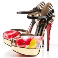 Christian Louboutin Nr. 299 140 mm Sandalen, mehrfarbig