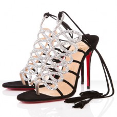 Christian Louboutin Salsbourg 100mm Sandalen Silber Christian Louboutin Salsbourg 100mm Sandalen Silber