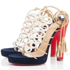 Christian Louboutin Salsbourg 120mm Sandalen Weiß Christian Louboutin Salsbourg 120mm Sandalen Weiß