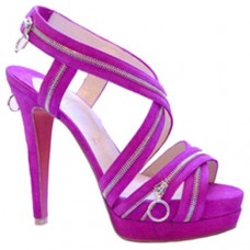 Christian Louboutin Trailer 140mm Sandalen Lila Christian Louboutin Trailer 140mm Sandalen Lila