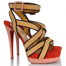 Christian Louboutin Straratata 120mm Sandalen Khaki Christian Louboutin Straratata 120mm Sandalen Khaki